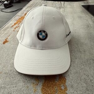 BMW Baseball Cap‎ Hat Logo Golf Cup International Clean White